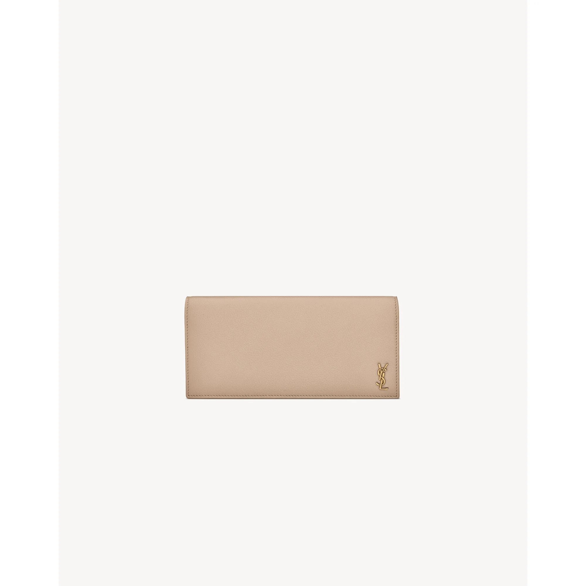 Flat Wallet - Dark Beige