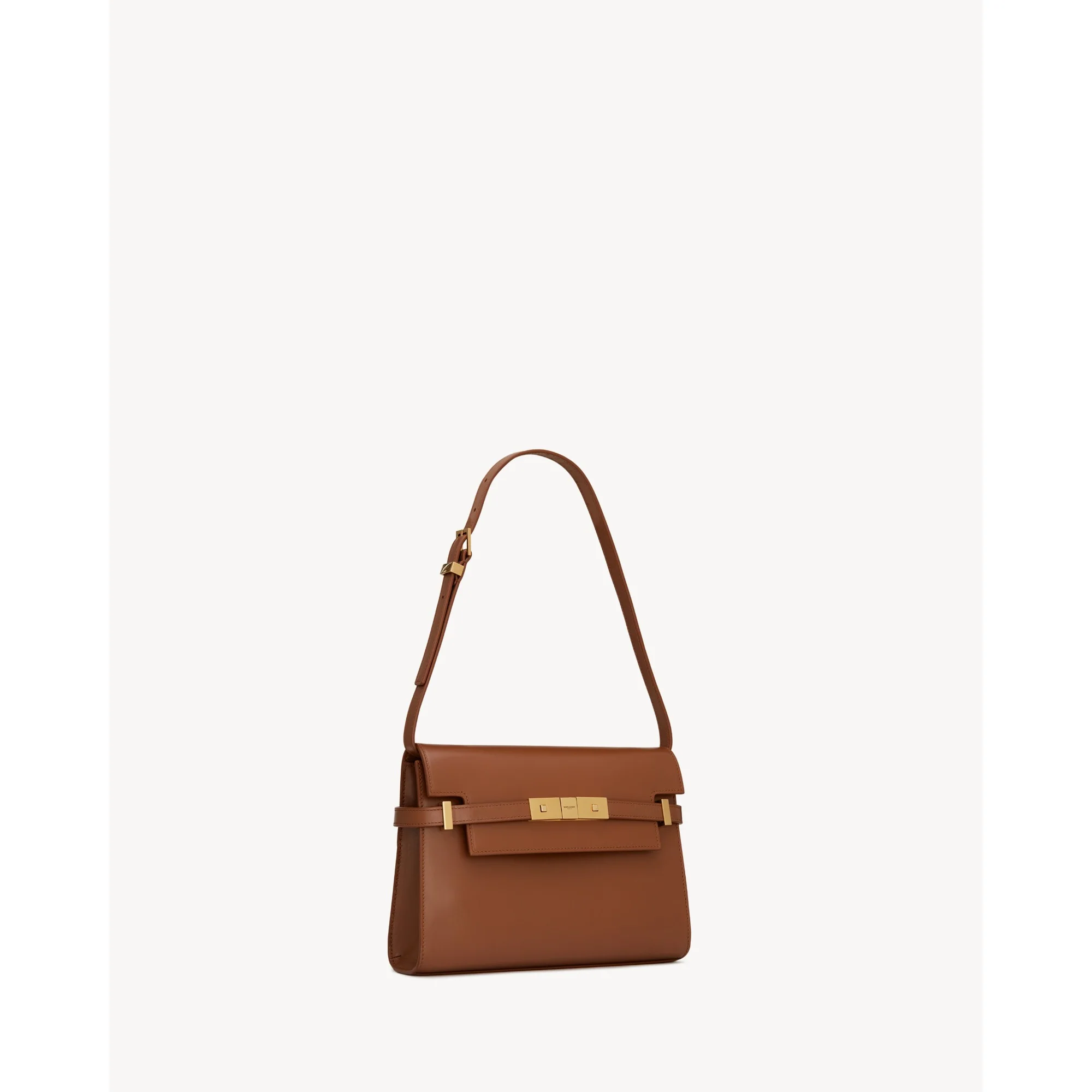 Small Manhattan Shoulder Bag - Brick/Ebony Dark - Image 5
