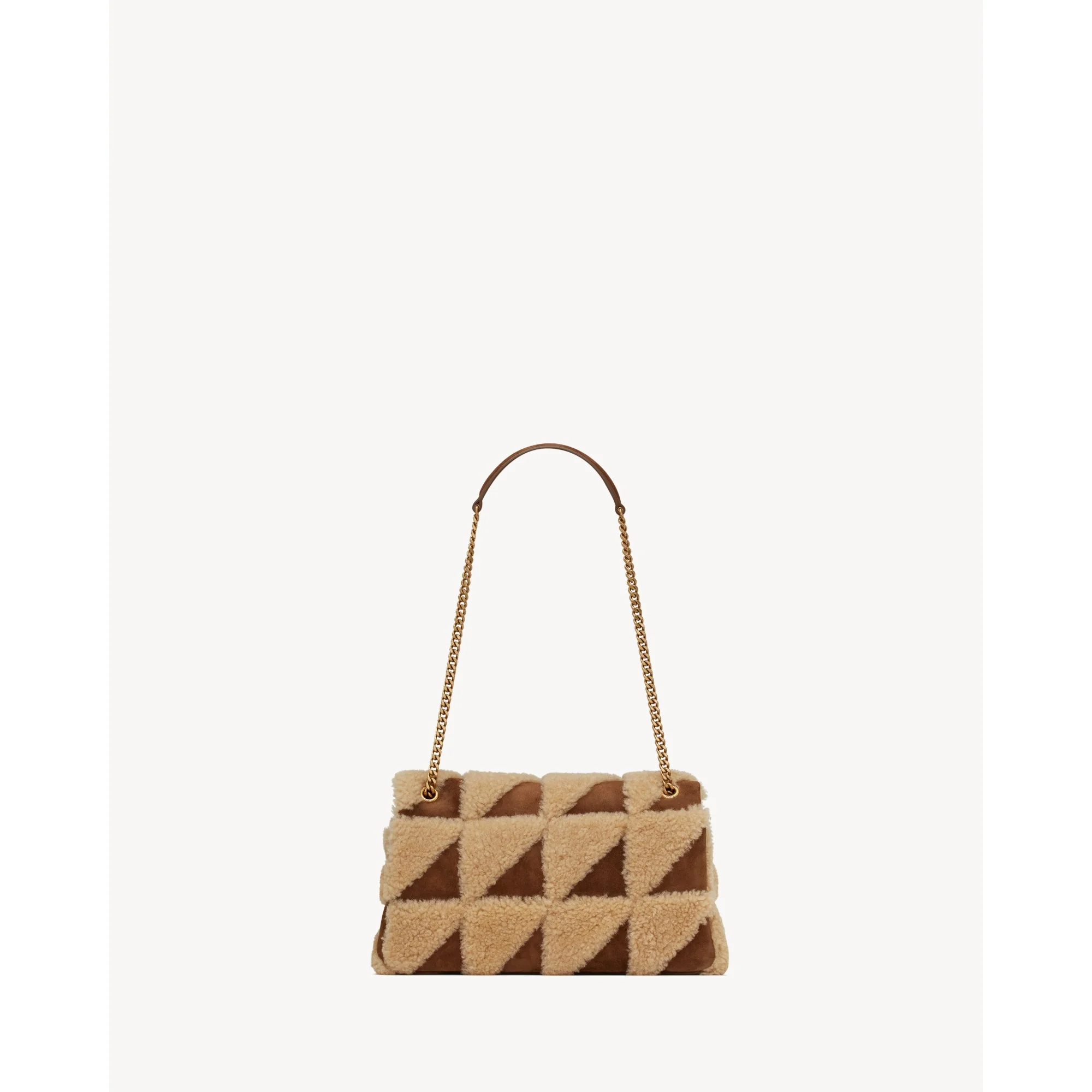 Medium Jamie Chain Bag - Natural Beige/Dark Sigaro - Image 2