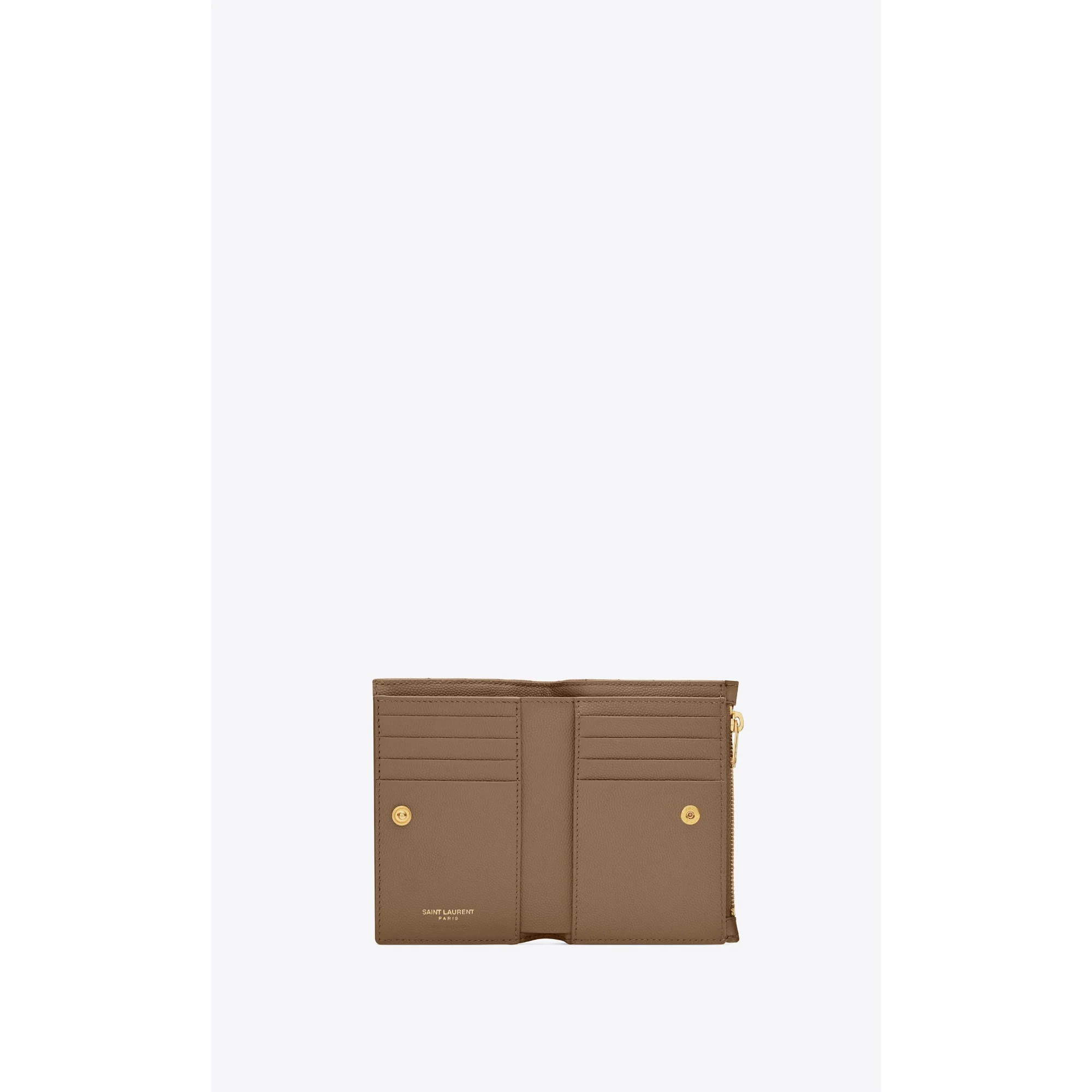 Bi-Fold Zipped Fragments - Taupe - Image 4