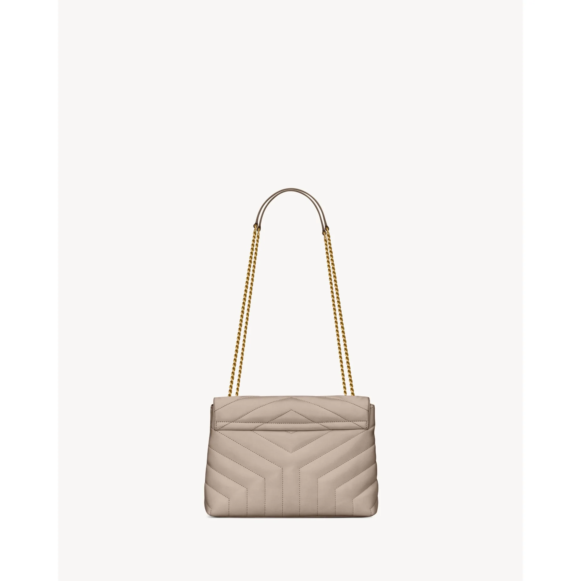 Small Loulou Chain Bag - Grey Brow - Image 2