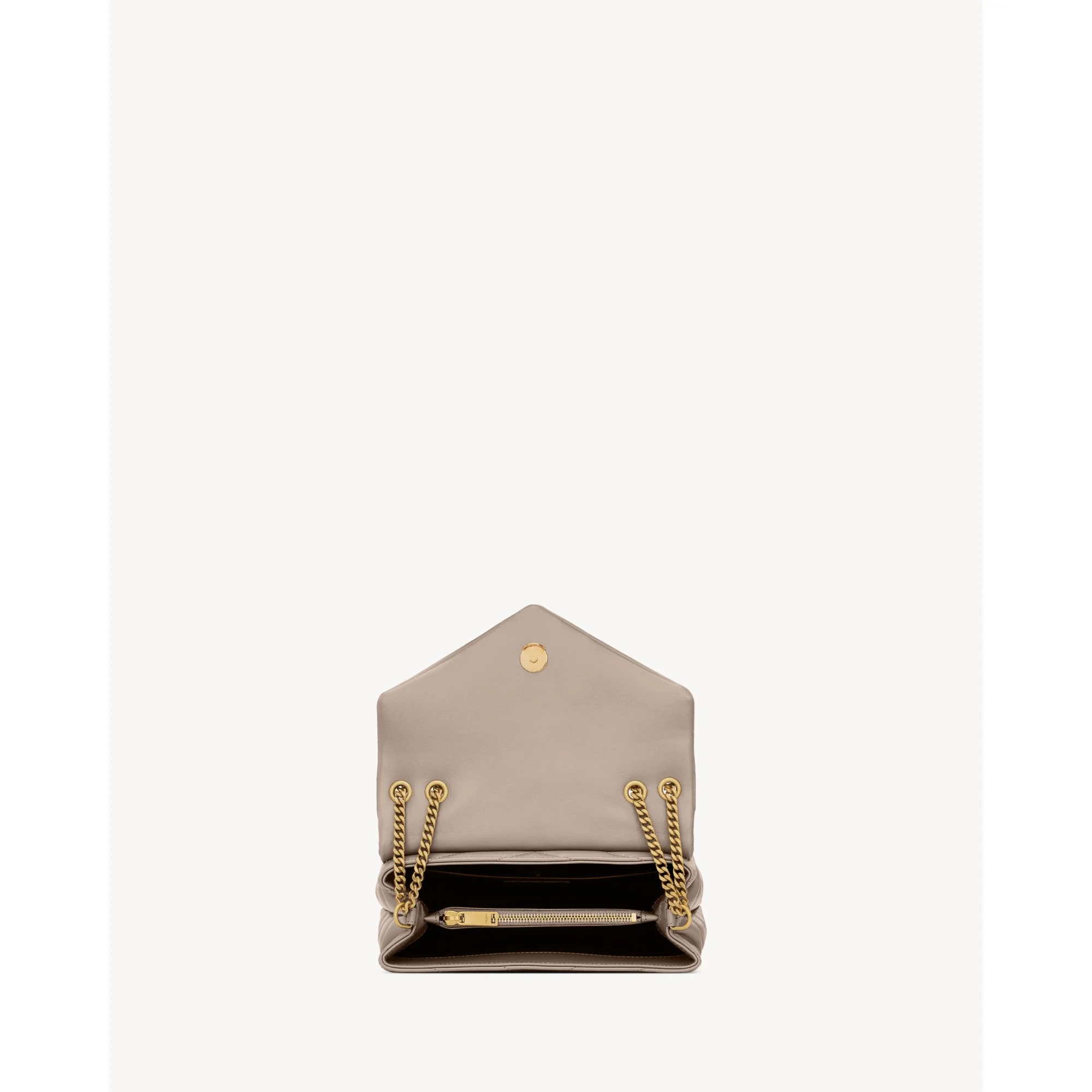 Small Loulou Chain Bag - Grey Brow - Image 5