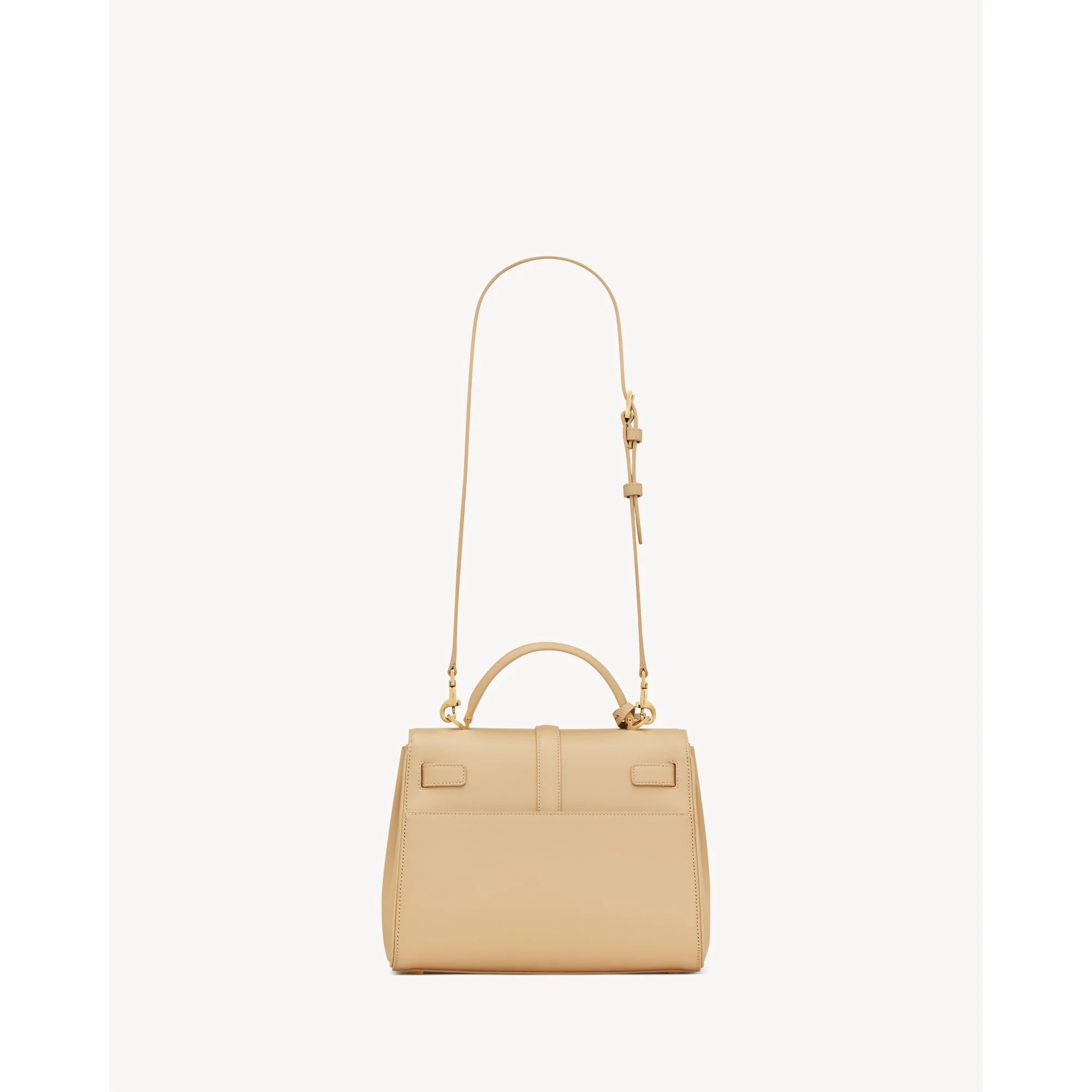 Small Le Fermoir Top Handle - Avorio - Image 3
