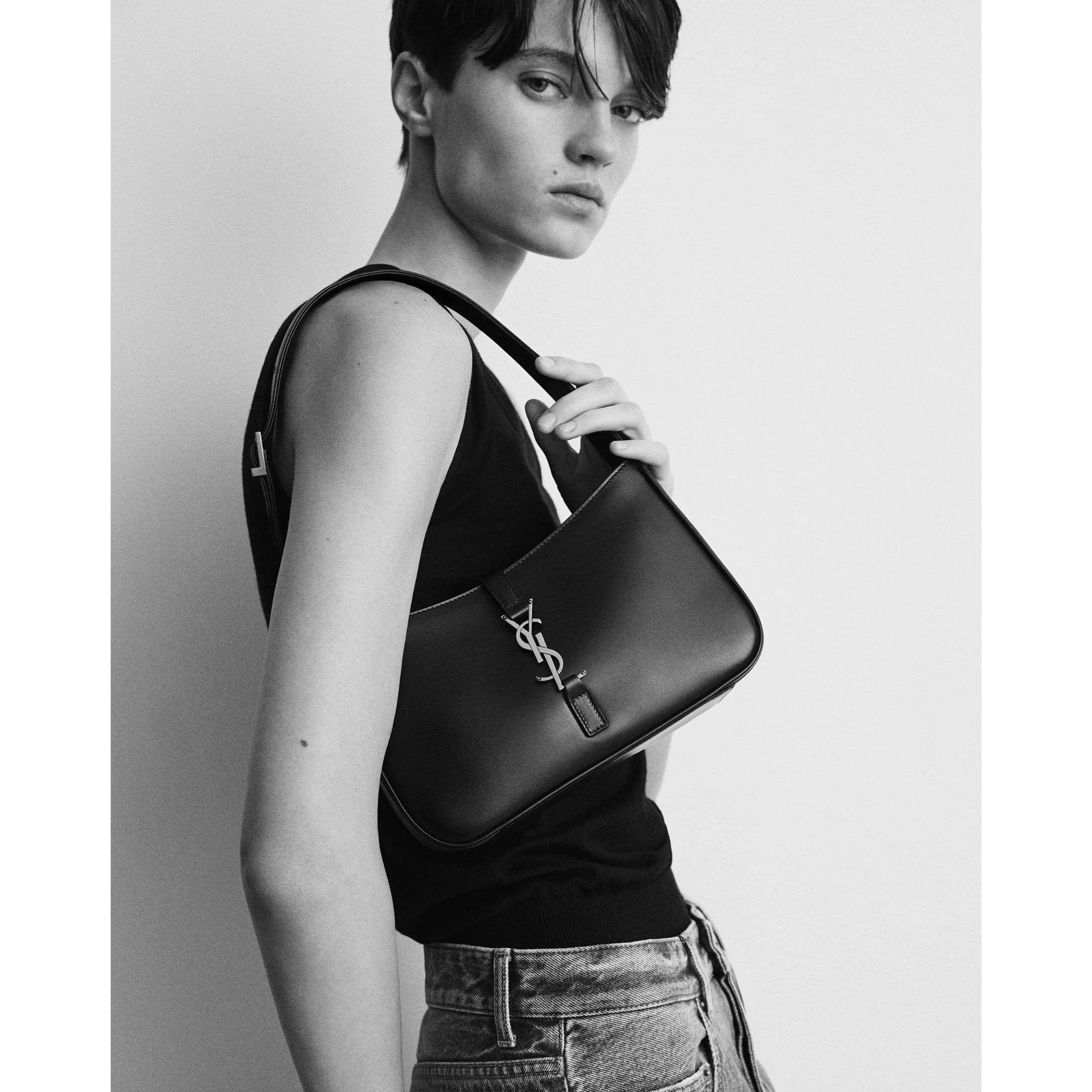 Le 5 A 7 Shoulder Bag - Greggio /Brick - Image 5