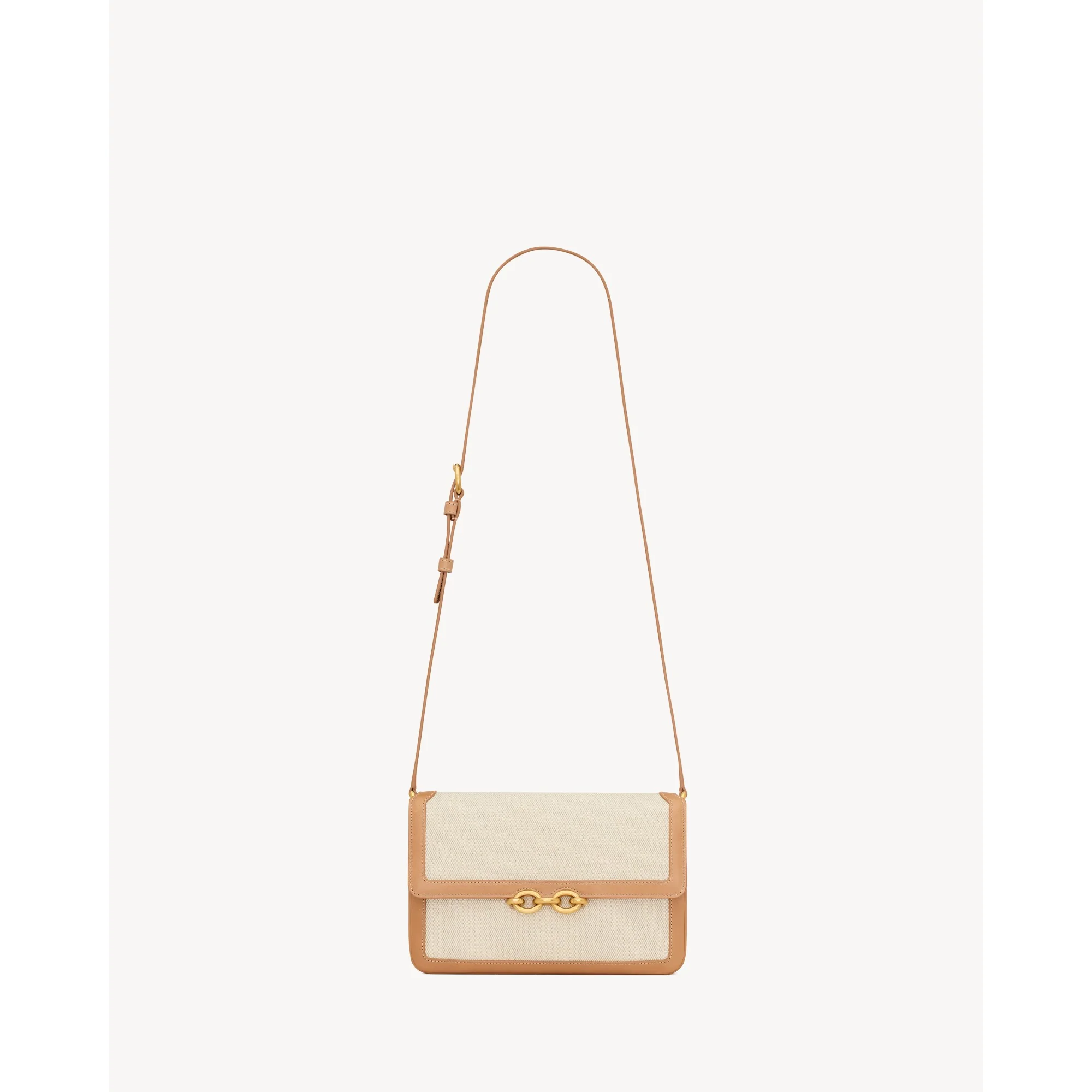 Le Maillon Satchel - Greggio/Vintage Brown Gold