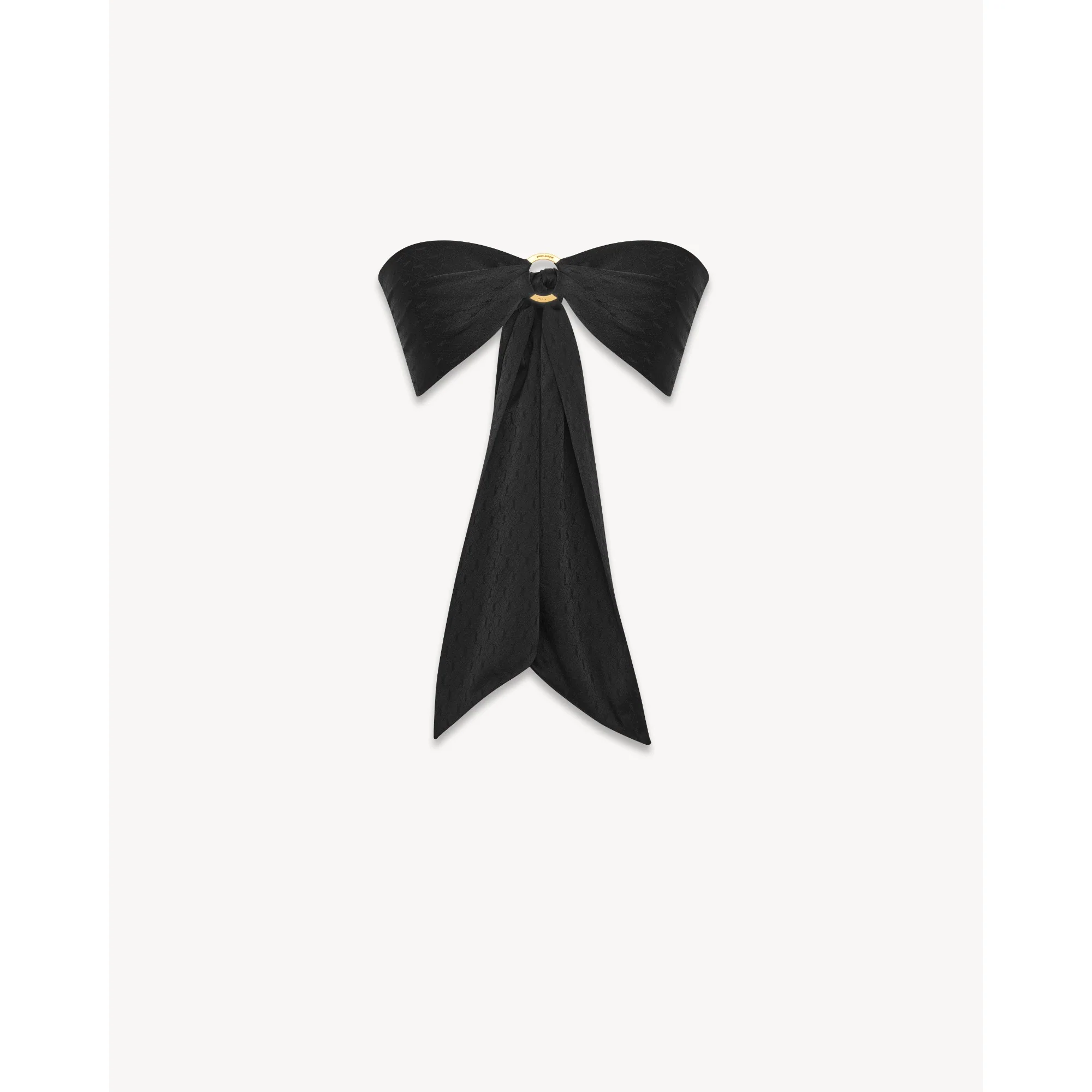 Monogram Breast Band With Ring - Black