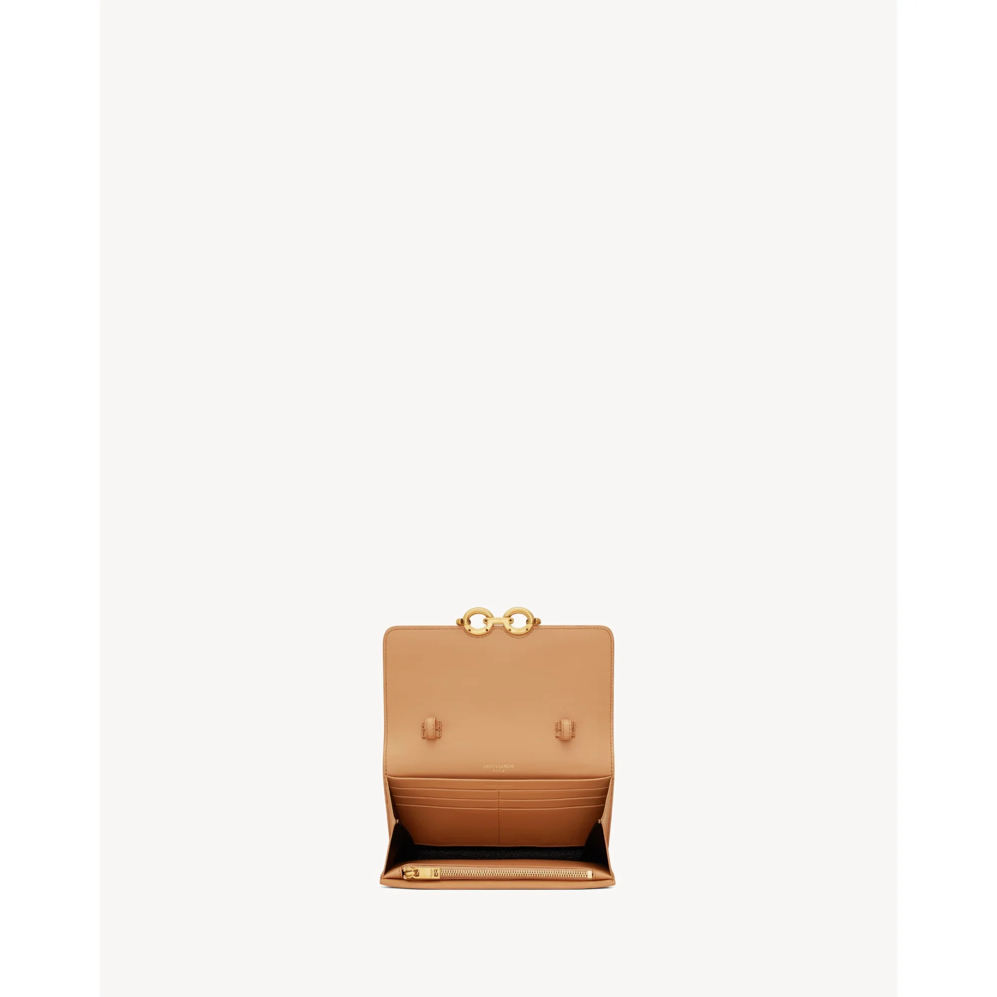 Le Maillon Wallet On Chain - Greggio/Vintage Brown Gold - Image 4