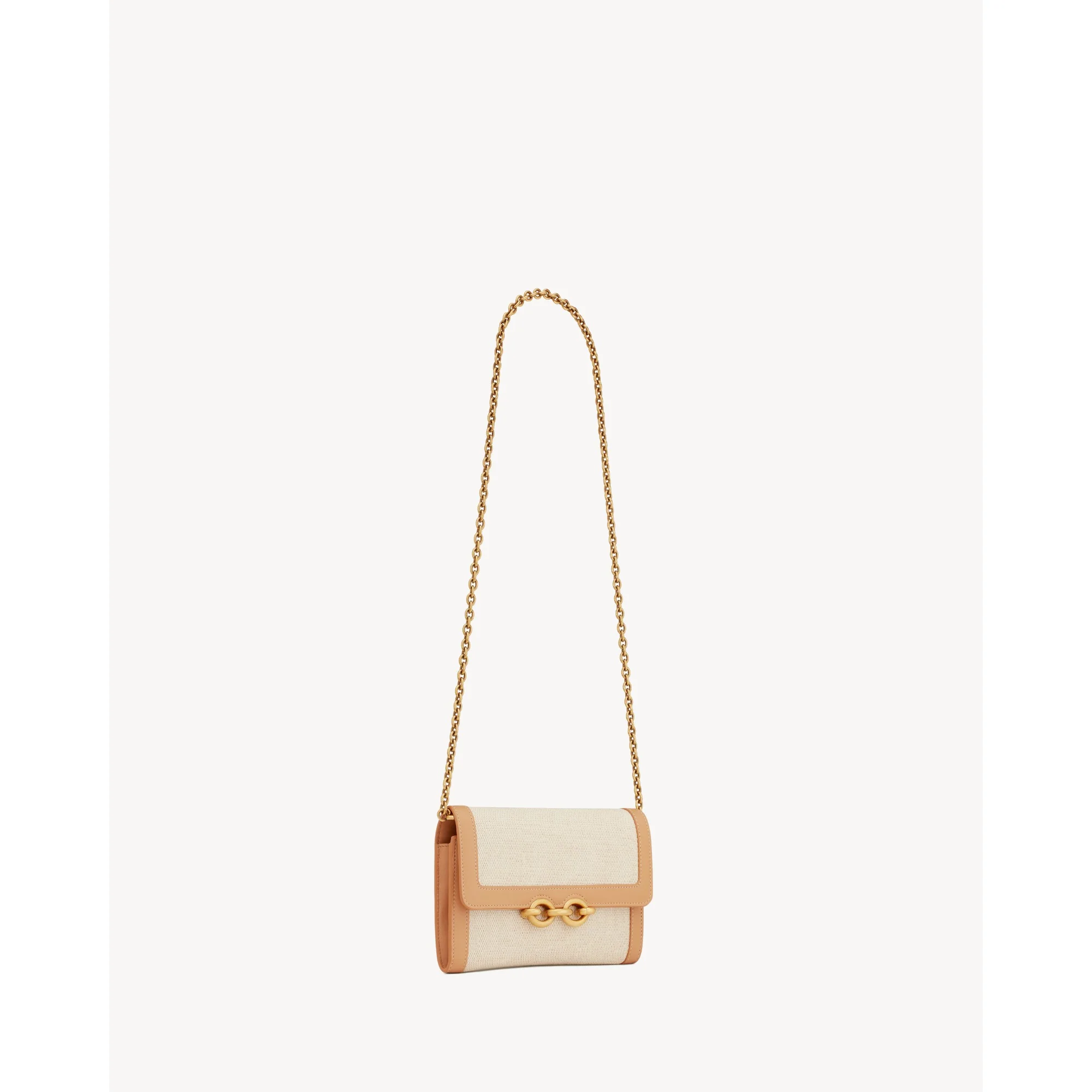 Le Maillon Wallet On Chain - Greggio/Vintage Brown Gold - Image 5