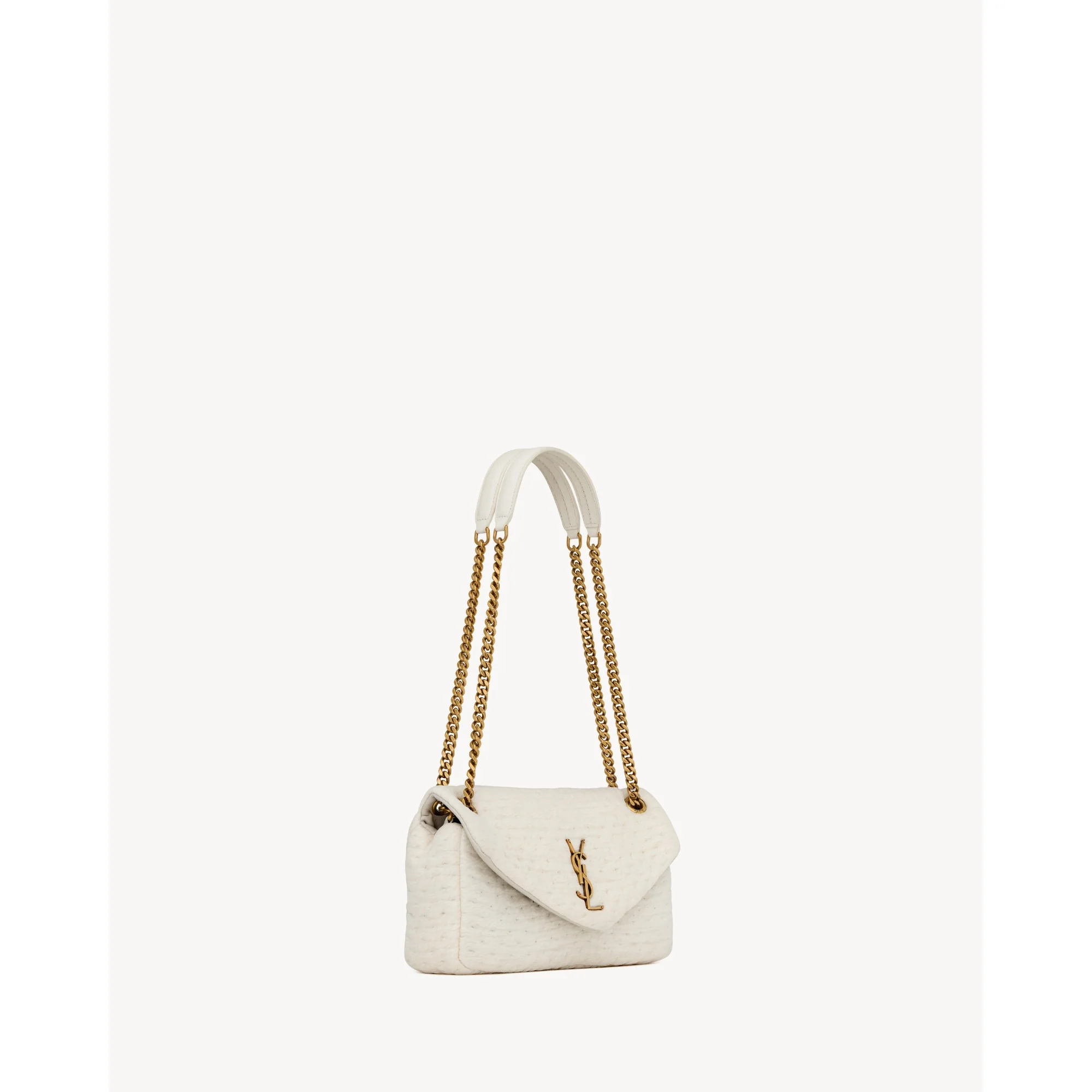 Small Calypso Chain Bag - White Corn/New Chant - Image 5