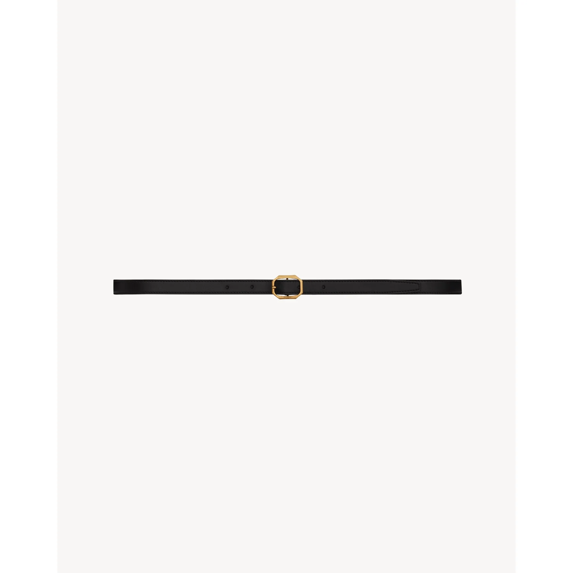 Fine Ceinture Boucle Frame - Nero