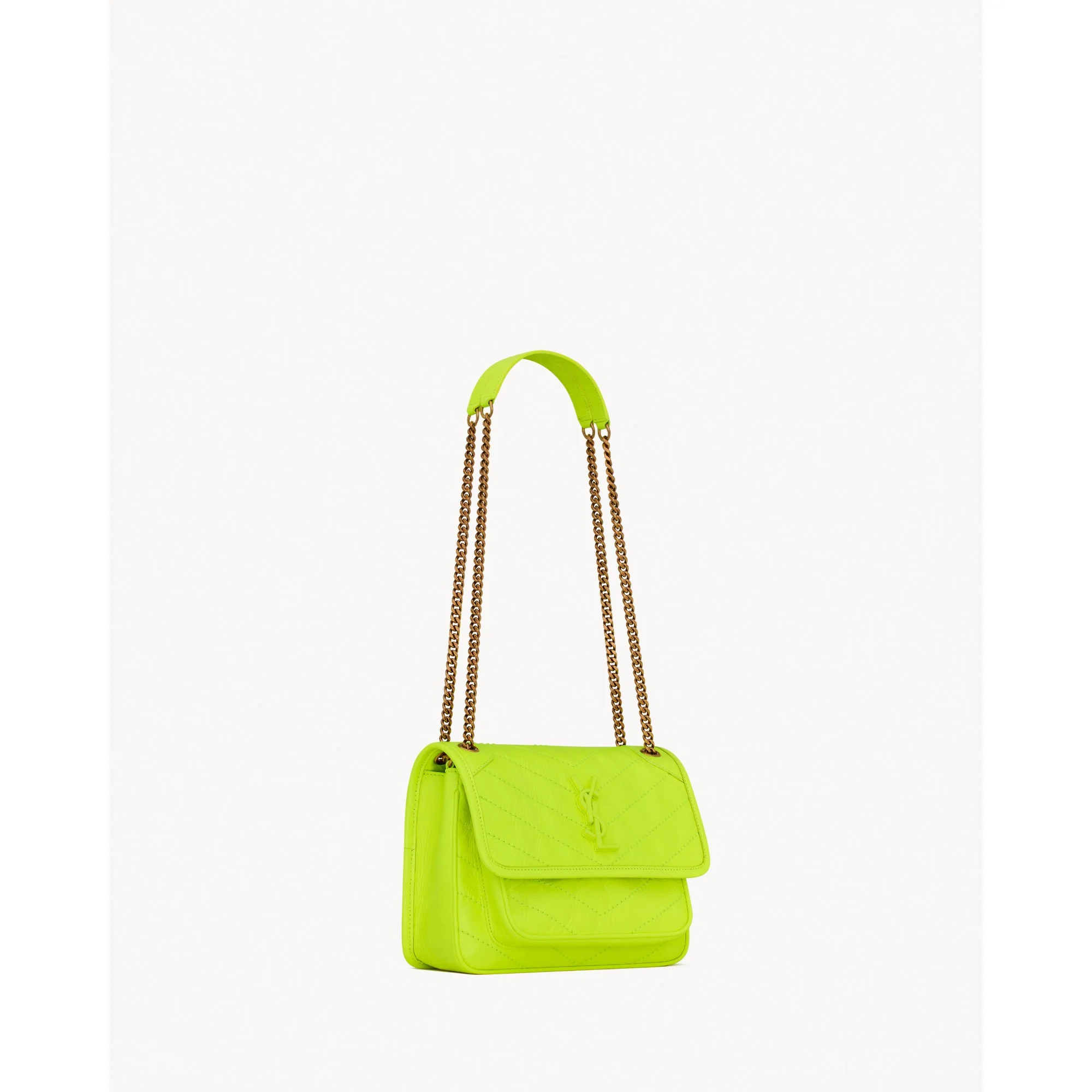 Baby Niki Chain Bag - Safety Yellow - Image 5