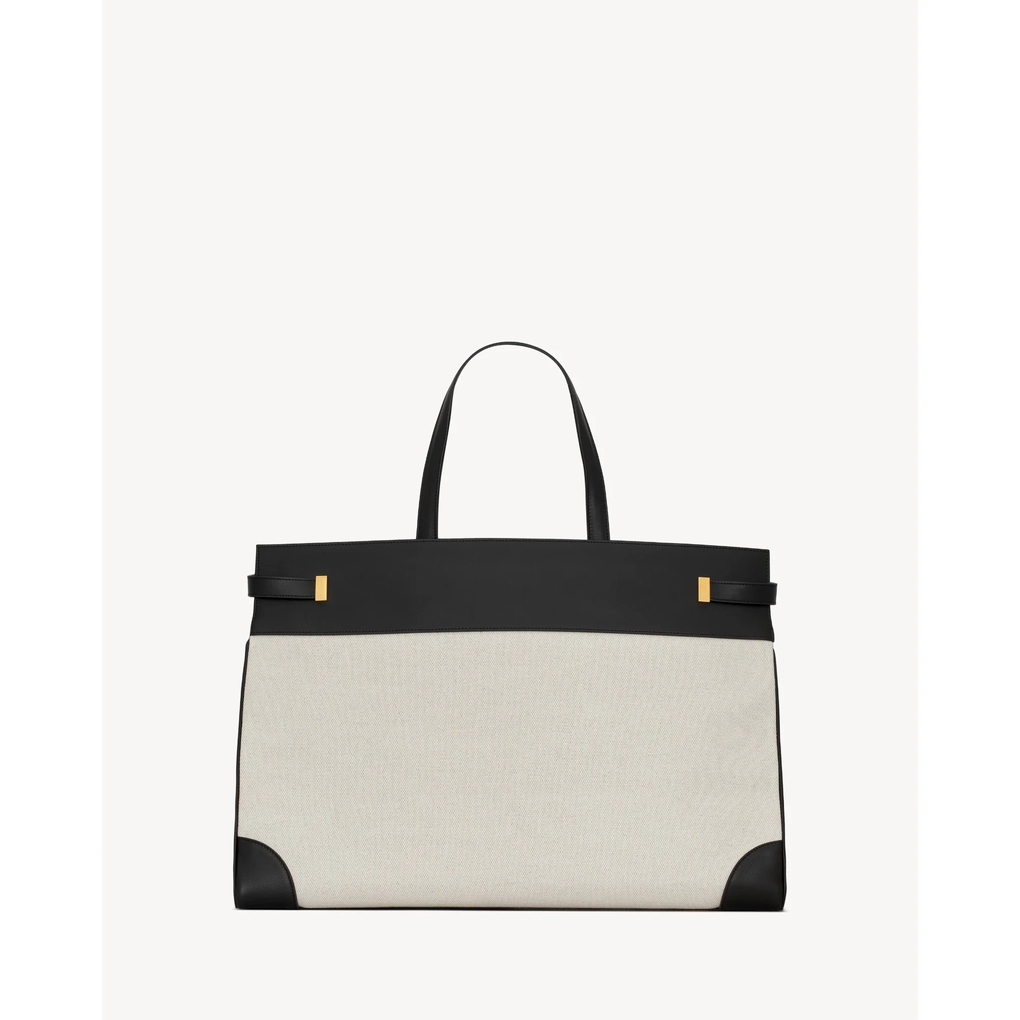 L Manhattan Suppl Shopping Bag - Greggio/Nero - Image 2