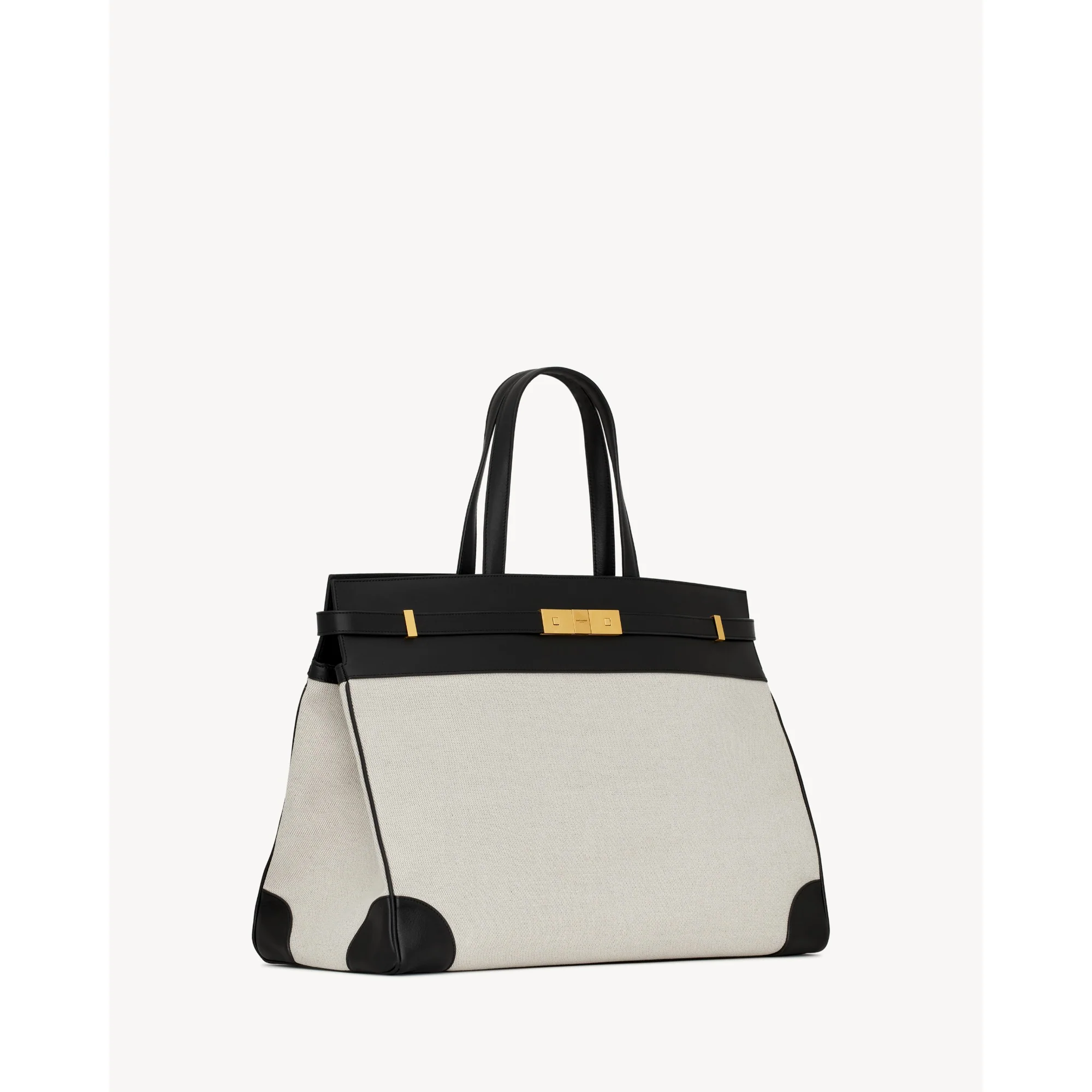 L Manhattan Suppl Shopping Bag - Greggio/Nero - Image 4