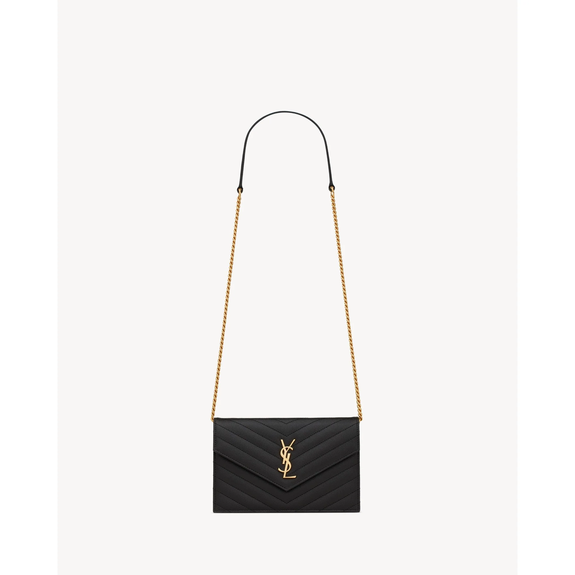 Envelope Chain Wallet - Nero