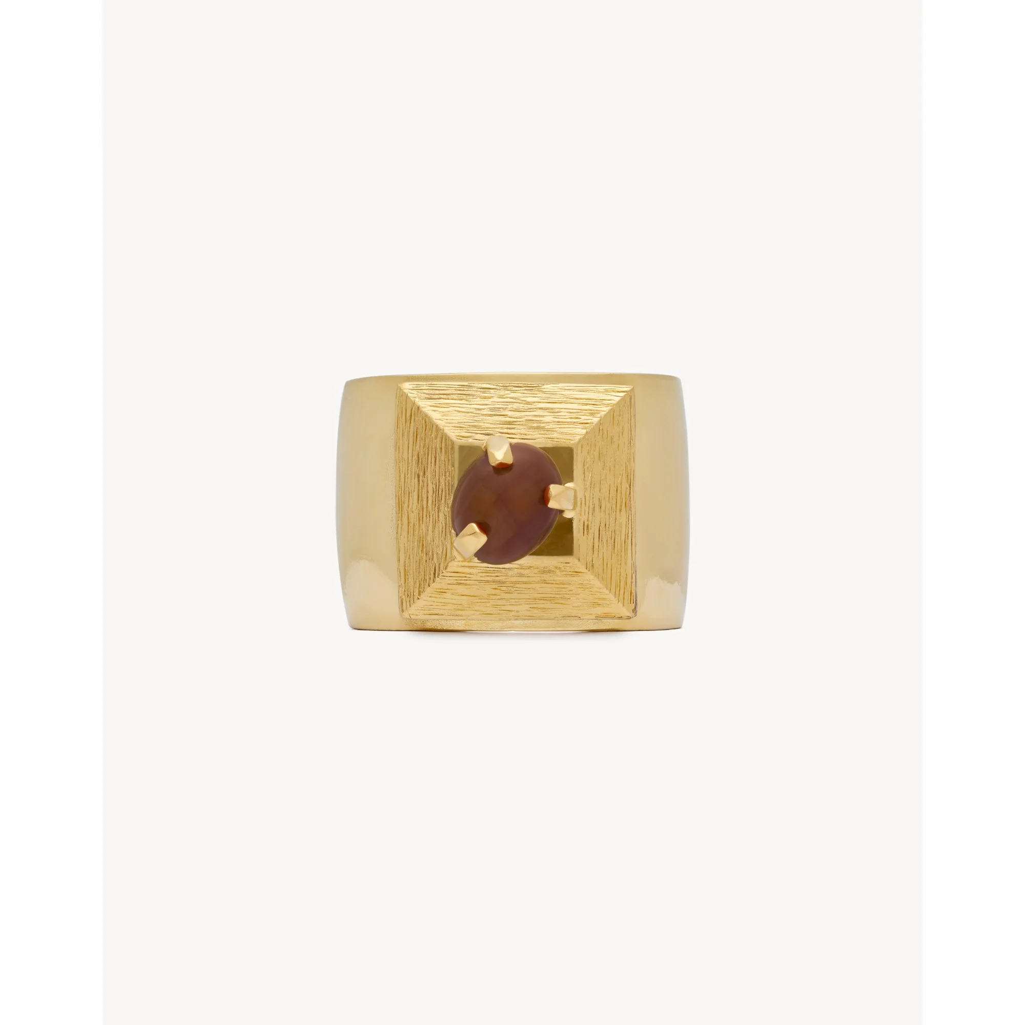 Stone & Square Cuff - Dore/Rouge - Image 4