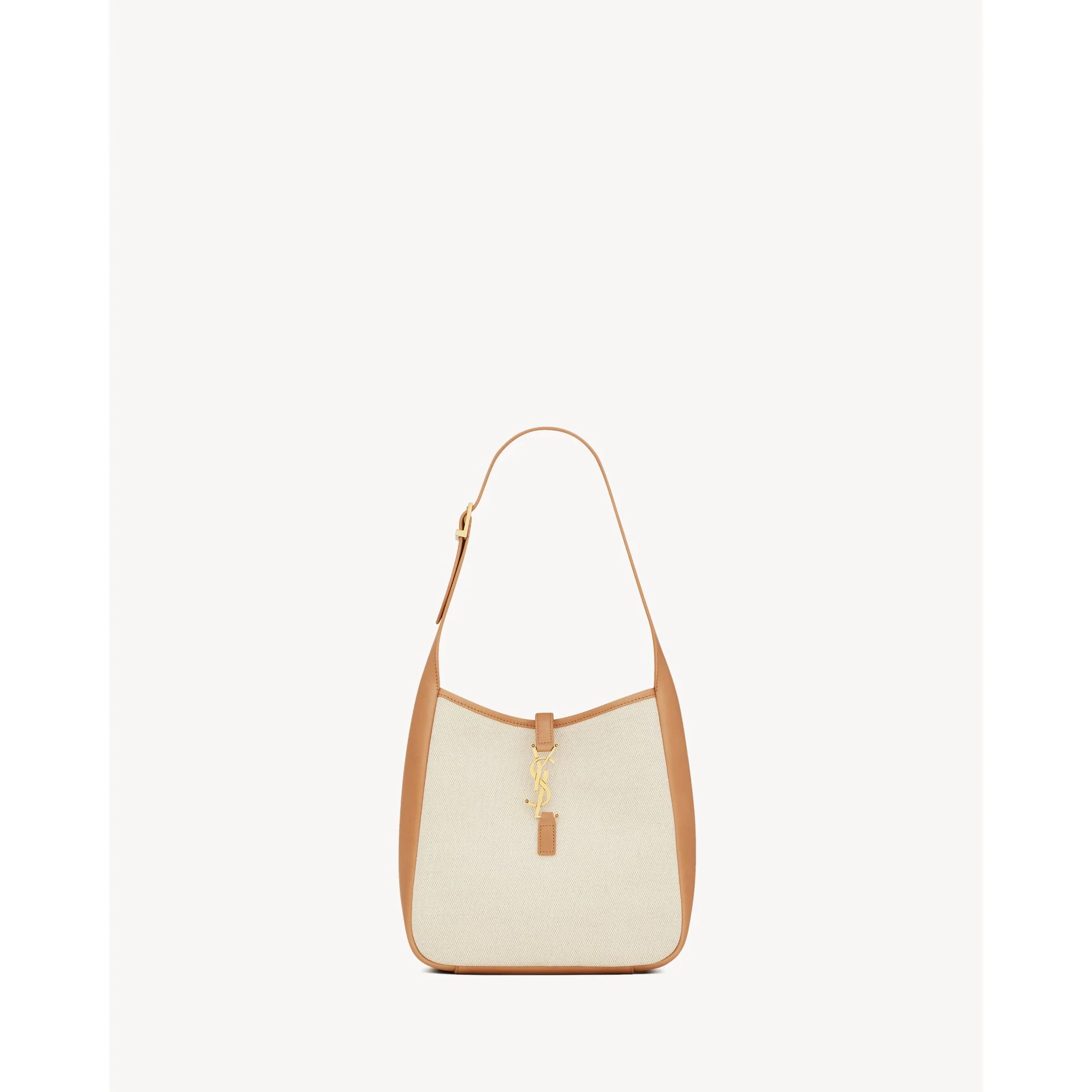 S Le 5 A 7 Supple Shoulder Bag - Greggio/Vintage Brown Gold