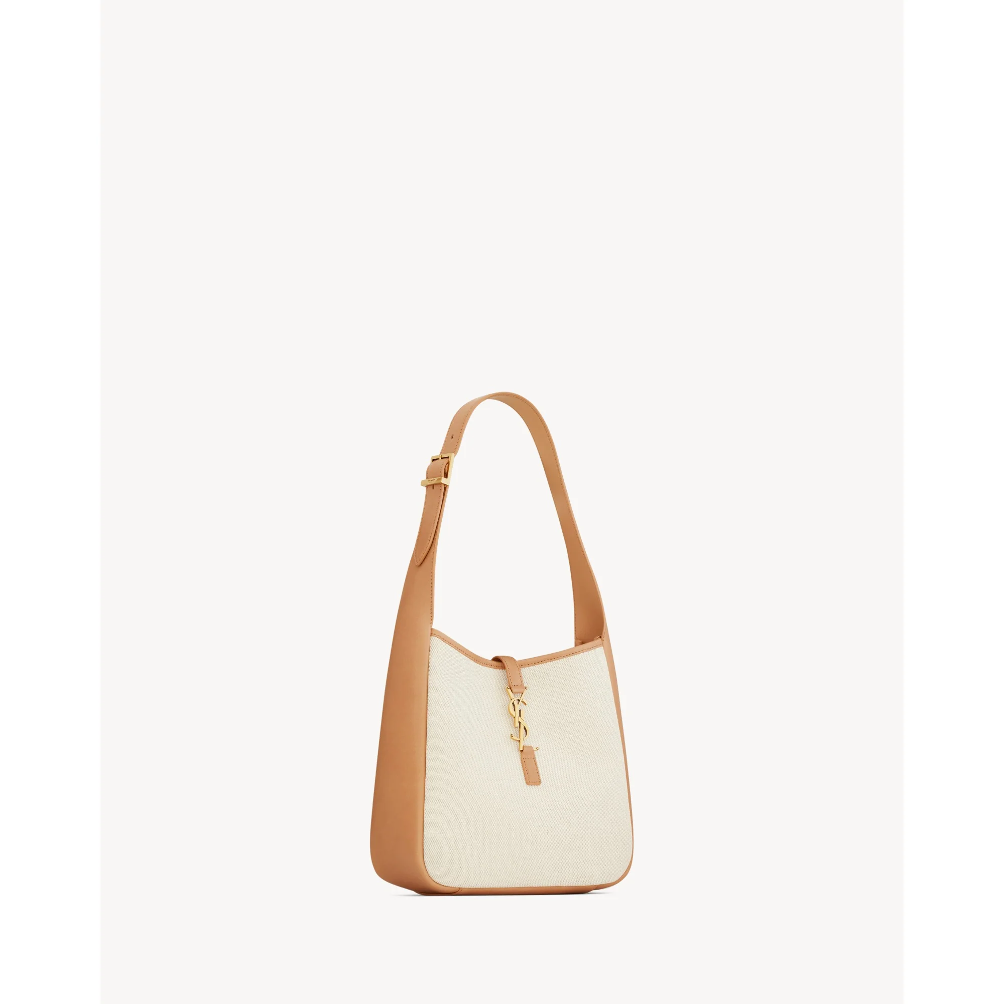 S Le 5 A 7 Supple Shoulder Bag - Greggio/Vintage Brown Gold - Image 5