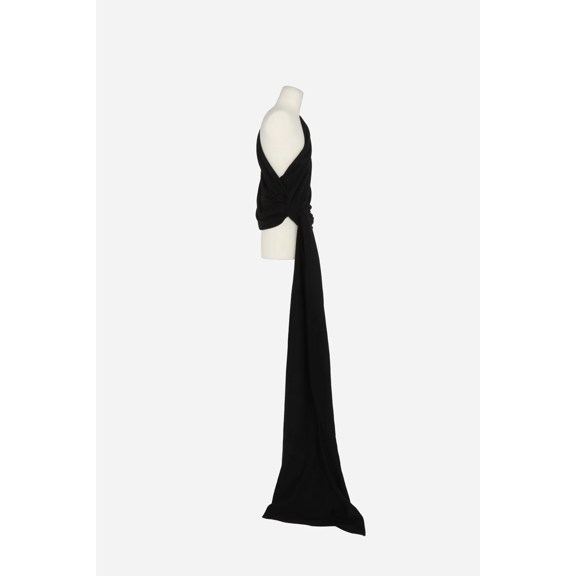Top One Shoulder Twiste Avec P - Noir - Image 4