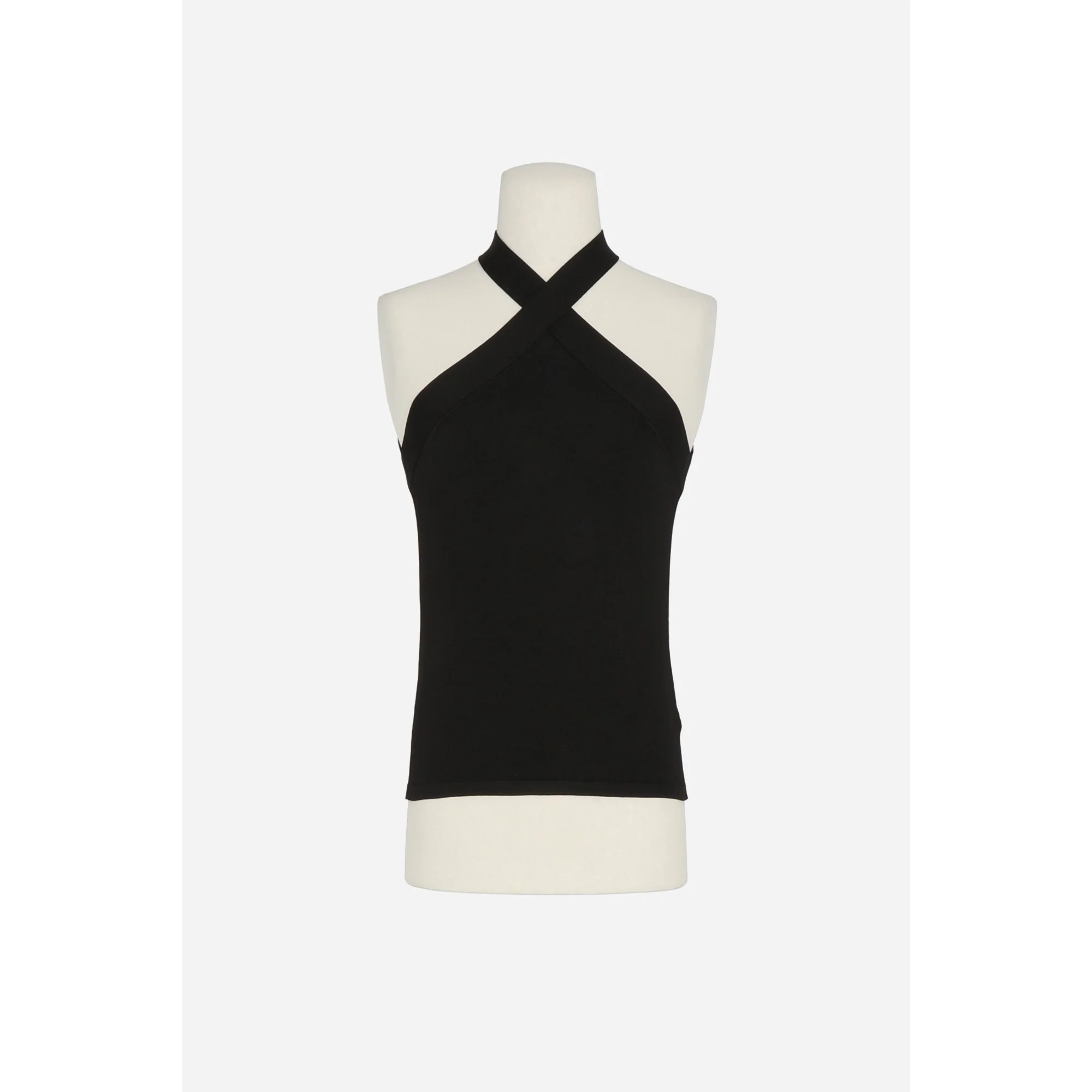 Top Emmanchure Americaine Croi - Noir