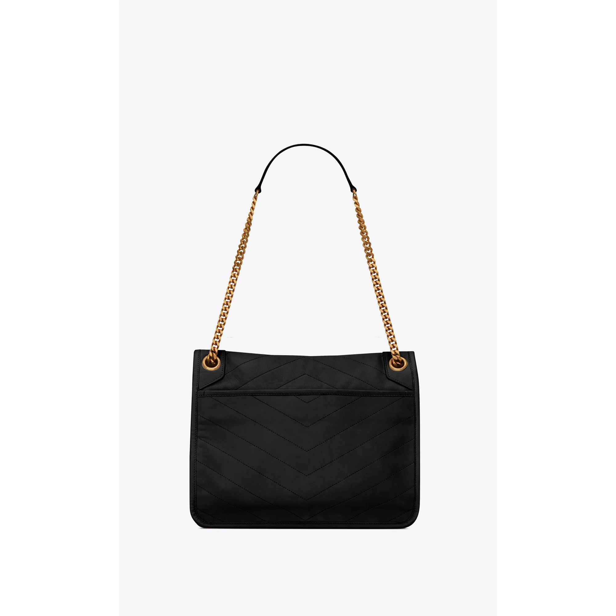 Large Niki Chain Bag - Nero - Image 2